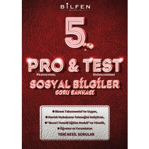 Bilfen Yayınları 5. Sınıf Pro&Test Sosyal Bilgiler Soru Bankası