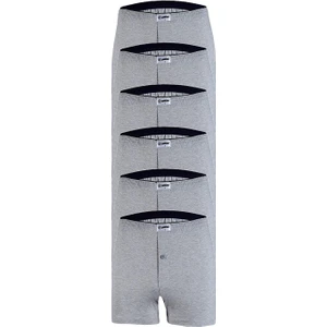 6'lı Erkek Havlubel Düğmeli Penye Boxer