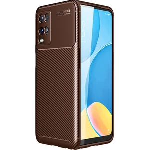 Kny Oppo A54 Kılıf Karbon Desenli Lux Negro Silikon