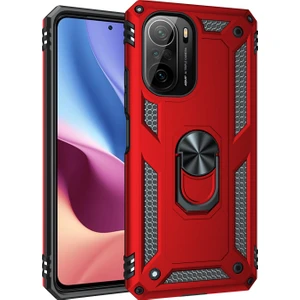 Kny Xiaomi Mi 11X Pro Kılıf Ultra Korumalı Yüzüklü Manyetik Vega Kapak