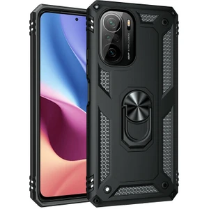 Kny Xiaomi Mi 11X Pro Kılıf Ultra Korumalı Yüzüklü Manyetik Vega Kapak