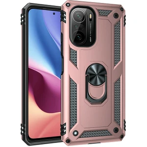 Kny Xiaomi Redmi K40 Pro Kılıf Ultra Korumalı Yüzüklü Manyetik Vega Kapak