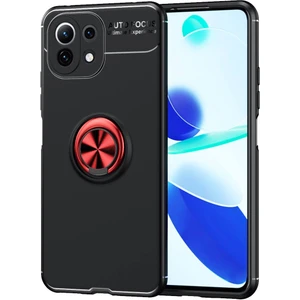 Kny Xiaomi Mi 11 Lite Kılıf Yüzüklü Manyetik Ravel Silikon