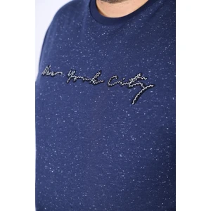 Moc Grande Mocgrande Büyük Beden Sweat New York City 22704-LACIVERT