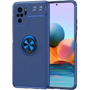 Kny Xiaomi Redmi Note 10 Kılıf Yüzüklü Manyetik Ravel Silikon