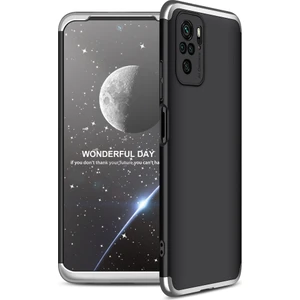 Kny Xiaomi Redmi Note 10S Kılıf 3 Parça 360 Ays Kapak