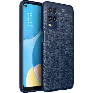 Kny Oppo A54 Kılıf Deri Desenli Lux Niss Silikon