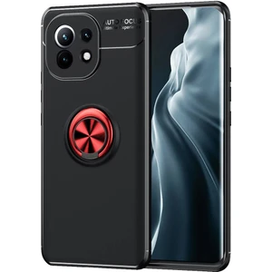 Kny Xiaomi M11 Kılıf Yüzüklü Manyetik Ravel Silikon