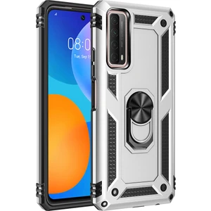 Kny Huawei P Smart 2021 Kılıf Ultra Korumalı Yüzüklü Manyetik Vega Kapak