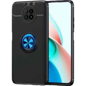 Kny Xiaomi Redmi Note 9 5g Kılıf Yüzüklü Manyetik Ravel Silikon