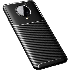 Kny Xiaomi Redmi K30 Pro Kılıf Karbon Desenli Lux Negro Silikon