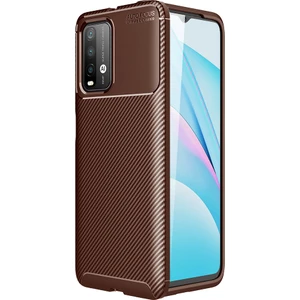 Kny Xiaomi Pocophone M3 Kılıf Karbon Desenli Negro Silikon