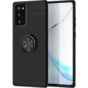 Kny Samsung Galaxy Note 20 Kılıf Yüzüklü Manyetik Ravel Silikon