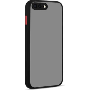 Kny Apple Iphone 7 Plus Kılıf Renkli Kenarlı Kamera Korumalı Buzlu Hux Kapak