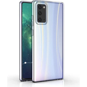 Kny Samsung Galaxy Note 20 Kılıf Ultra Ince Şeffaf Silikon