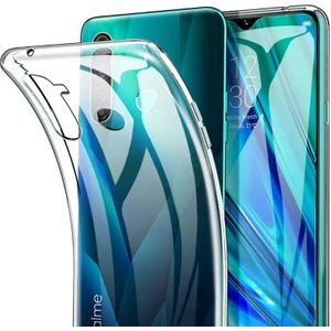 Kny Realme 6 Kılıf Ultra Ince Şeffaf Silikon