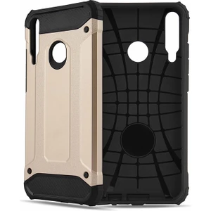 Kny Huawei P40 Lite E Kılıf Çift Katmanlı Armour Case