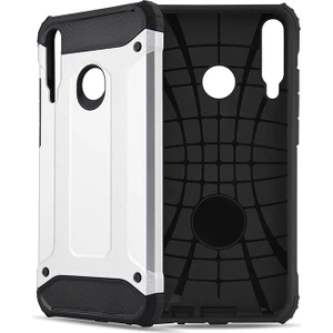 Kny Huawei P40 Lite E Kılıf Çift Katmanlı Armour Case