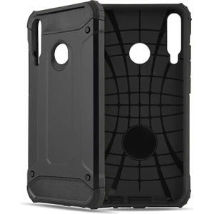 Kny Huawei P40 Lite E Kılıf Çift Katmanlı Armour Case