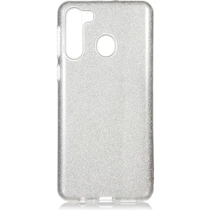Kny Samsung Galaxy A21 Kılıf Simli Parlak Shining Silikon