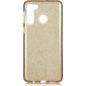 Kny Samsung Galaxy A21 Kılıf Simli Parlak Shining Silikon