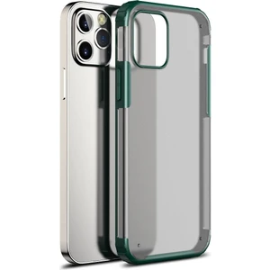 Kny Apple Iphone 12 Pro Max Kılıf Silikon Kenarlı Sert Buzlu Volks Kapak