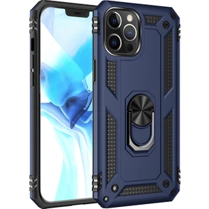 Kny Apple Iphone 12 Pro Max Kılıf Ultra Korumalı Yüzüklü Manyetik Vega Kapak