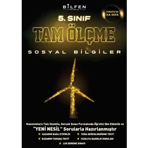 Bilfen Yayınları 5. Sınıf Sosyal Bilgiler Tam Ölçme