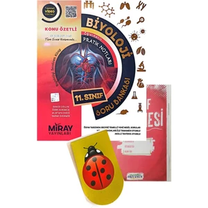 Miray Yayınları 11. Sınıf Biyoloji Soru Bankası - Okyanus Yayınları Deneme-Kitap Ayracı