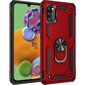 Kny Samsung Galaxy A41 Kılıf Ultra Korumalı Yüzüklü Manyetik Vega Kapak