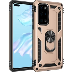 Kny Huawei P40 Kılıf Ultra Korumalı Yüzüklü Manyetik Vega Kapak