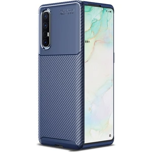 Kny Oppo Reno 3 Pro Kılıf Karbon Desenli Lux Negro Silikon