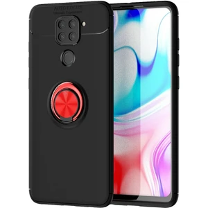 Kny Xiaomi Redmi Note 9 Kılıf Yüzüklü Manyetik Ravel Silikon