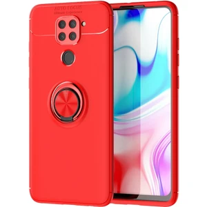 Kny Xiaomi Redmi Note 9 Kılıf Yüzüklü Manyetik Ravel Silikon
