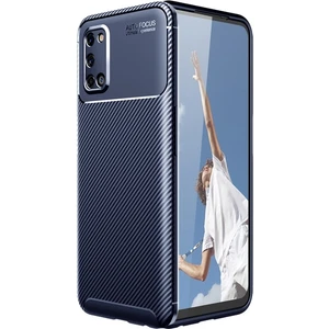 Kny Oppo A72 Kılıf Karbon Desenli Lux Negro Silikon