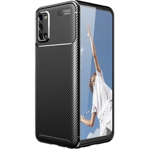 Kny Oppo A72 Kılıf Karbon Desenli Lux Negro Silikon