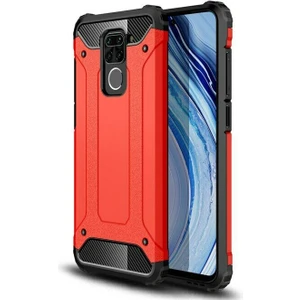 Kny Xiaomi Redmi Note 9 Kılıf Çift Katmanlı Armour Case