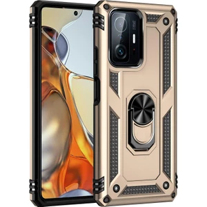 Kny Xiaomi Mi 11T Pro Kılıf Ultra Korumalı Yüzüklü Standlı Manyetik Vega Kapak