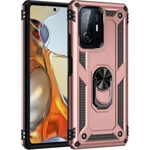 Kny Xiaomi Mi 11T Pro Kılıf Ultra Korumalı Yüzüklü Standlı Manyetik Vega Kapak
