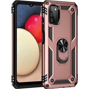 Kny Samsung Galaxy A03S Kılıf Ultra Korumalı Yüzüklü Manyetik Standlı Vega Kapak