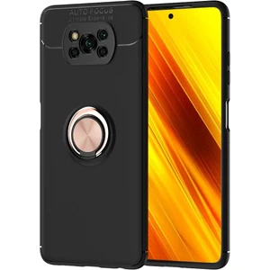 Kny Xiaomi Pocophone X3 Nfc Kılıf Yüzüklü Manyetik Ravel Silikon