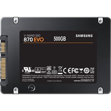 【動作確認済み】Samsung 870 EVO 500GB SATA SSD Samsung 870 Evo 500GB Sata SSD 560MB Okuma Hızı 530MB Yazma Fiyatı