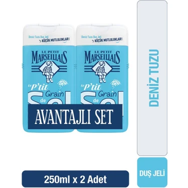 Le Petit Marseillais Bonheur Deniz Tuzu Duş Jeli 250 ml