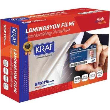 Xnews Kraf Laminasyon Filmi 85X115MM 125MIC 100LÜ