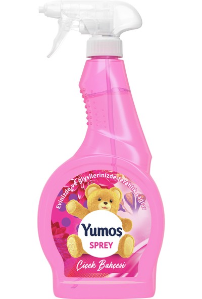 Yumoş Sprey Evinizde ve Giysilerinizde Ferahlık İçin Çiçek Bahçesi 500 ml
