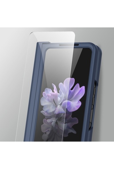Sunsky Galaxy Z Fold4 5g Deri Telefon Kılıfı - Mavi (Yurt Dışından)