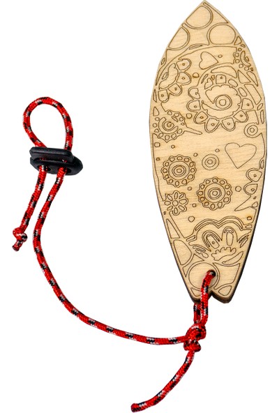 Turk Longboard Parmak Sörf Seti - Finger Surfboard Kovak - Zımpara Hediyeli