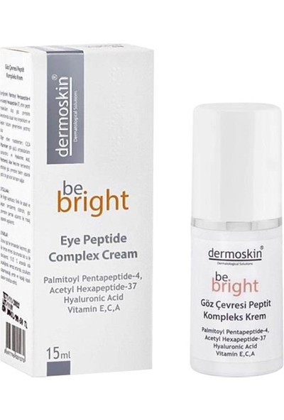 Dermoskin Be Bright Göz Çevresi Peptit Kompleks Krem 15 ml