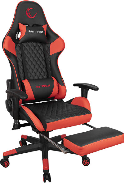 Rampage STYLES KL-R61 Kırmızı/Siyah Oyuncu Koltuğu