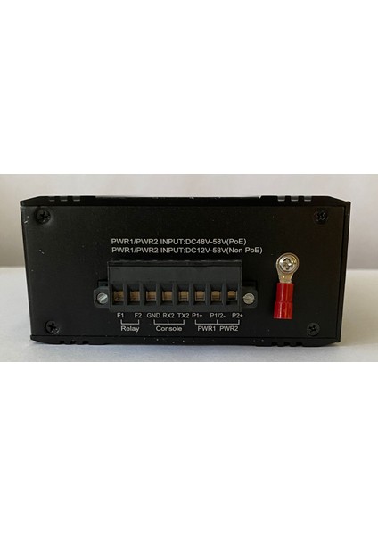8 Port Bakır 8*10/100/1000 2*1000 Port Fiber Girişli 10 Port Endüstriyel Yönetilebilir Poe Switch Ons-8